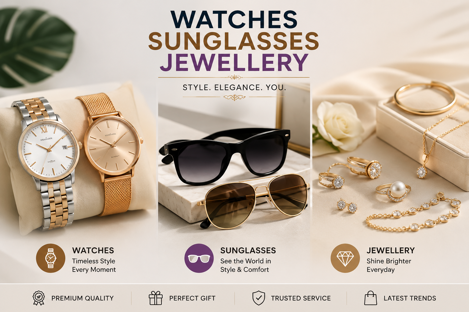 Watches Sunglasses Jewellery