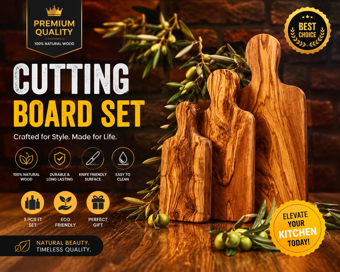 CUTTING BOARD SET