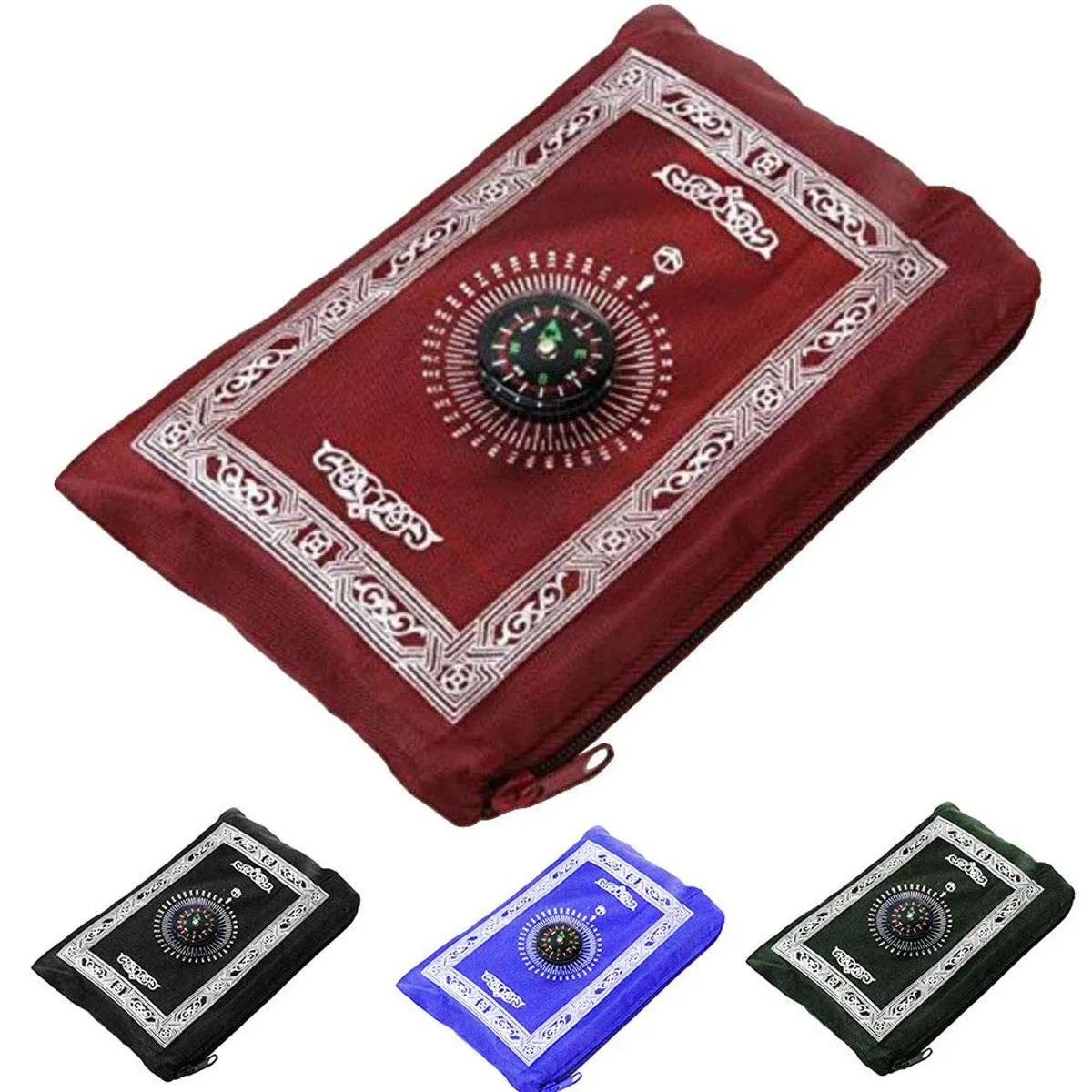 Portable Pocket Prayer Mat with Qibla Direction Compass | Waterproof Travel Jaynamaz | পকেট জায়নামাজ উইথ কম্পাস