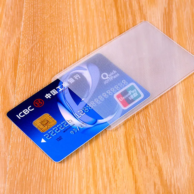 5 pcs Transparent PVC Card Holder 3