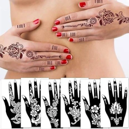 12Pcs 38mehedi sticker 4