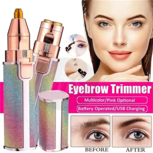 2 in 1 Electric Eyebrow Trimmer, Blawless Facial Hair Remover 2
