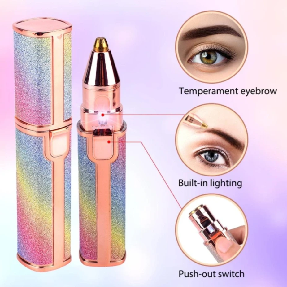 2 in 1 Electric Eyebrow Trimmer, Blawless Facial Hair Remover 4