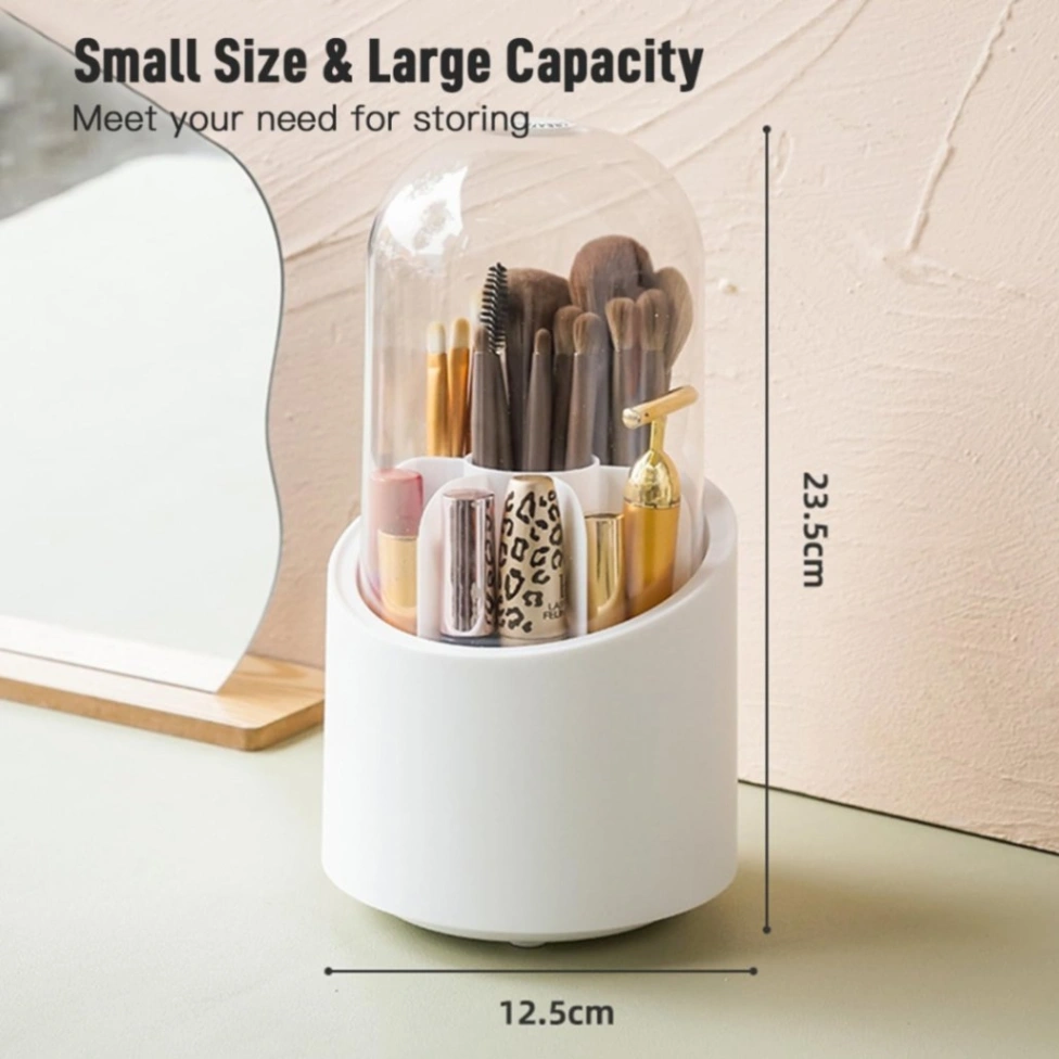 360° Rotating Makeup Brush Holder 4