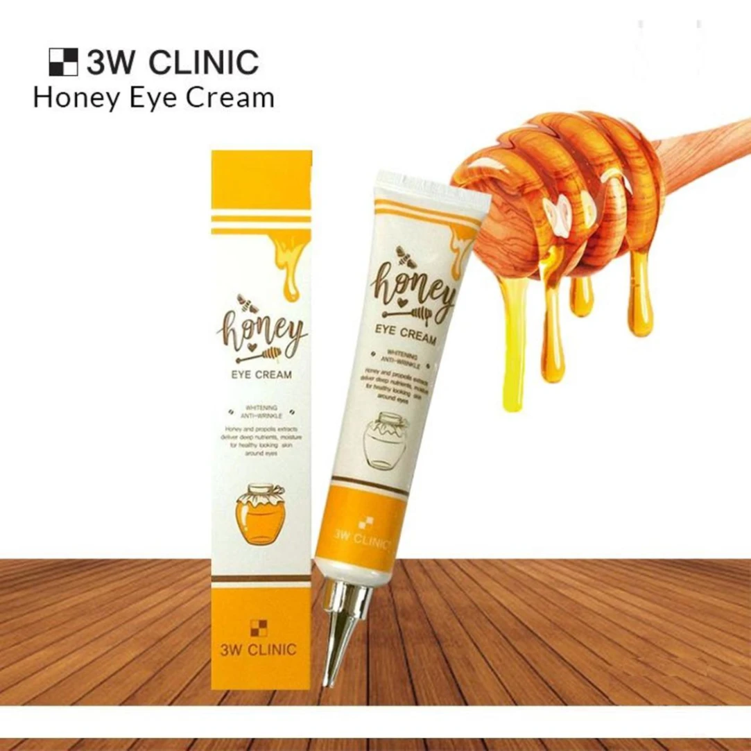 3W Clinic Honey Eye Cream for Dark Circles Puffiness And Fine Lines 40 Ml 2