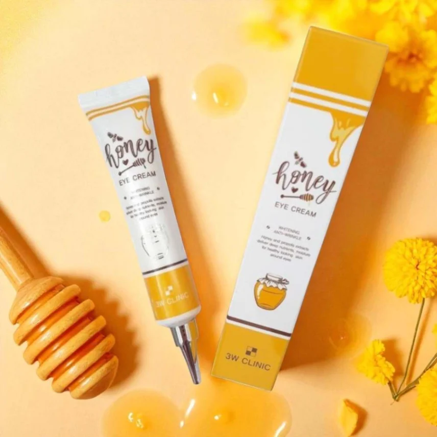 3W Clinic Honey Eye Cream for Dark Circles Puffiness And Fine Lines 40 Ml 3